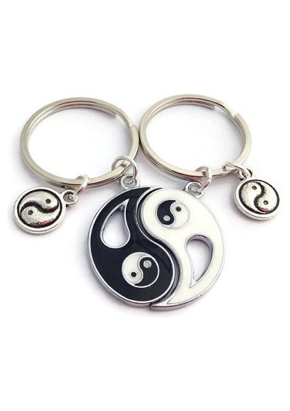 Yin Yang Anahtarlıklar, En Iyi Arkadaş Anahtarlıkları, 2 En Iyi Arkadaş, Eşleşen Set, Uzak Mesafe Erkek Arkadaş, Kardeş Için , Ona , Yılbaşı leri (Yurt Dışından)