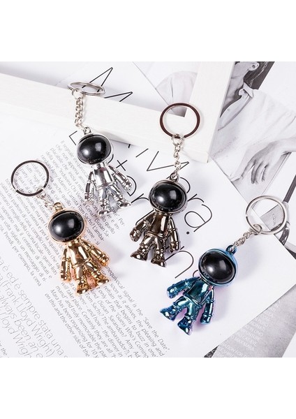 Altın Tarzı 3D Astronot Anahtarlık Uzay Robotu Uzay Adamı Anahtarlık (Yurt Dışından) fırsatları