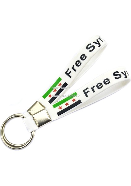 1 Adet Ücretsiz Suriye Silikon Bileklik Promosyon Anahtarlık (Yurt Dışından)
