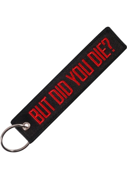 1 Adet/Ama Öldün Mü Uçmadan Önce Çıkarın Sesli Borular Hayat Kurtarır Nakışlı Anahtarlık Moto Ve Araba Etiketi Bagaj Etiketi (Yurt Dışından)