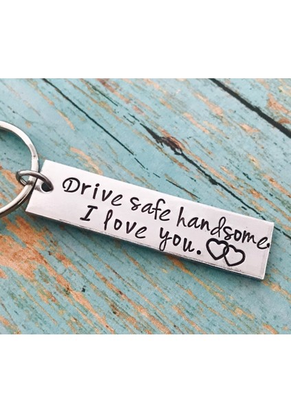 Sürüş Güvenliği, Erkek Arkadaş si, Alüminyum, Çiftler Anahtarlık, Kazınmış Anahtarlık, Koca si, Erkek Arkadaş si (Yurt Dışından)