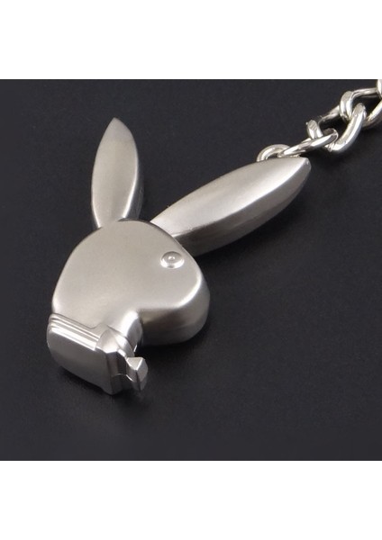 Yaratıcı Playboy Logo Metal Anahtarlık Kolye Tavşan Kafa Anahtarlık - (Yurt Dışından) modelleri