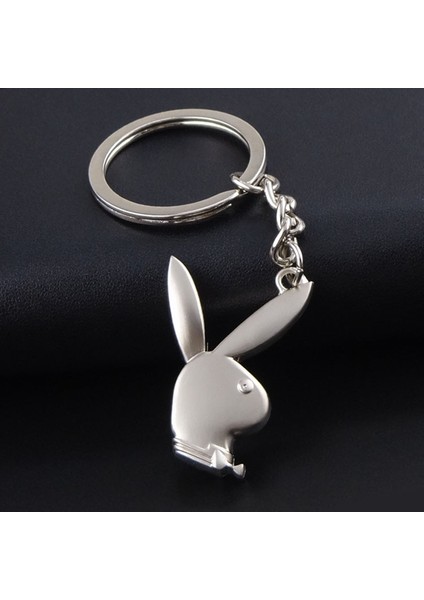 Yaratıcı Playboy Logo Metal Anahtarlık Kolye Tavşan Kafa Anahtarlık - (Yurt Dışından) fırsatları