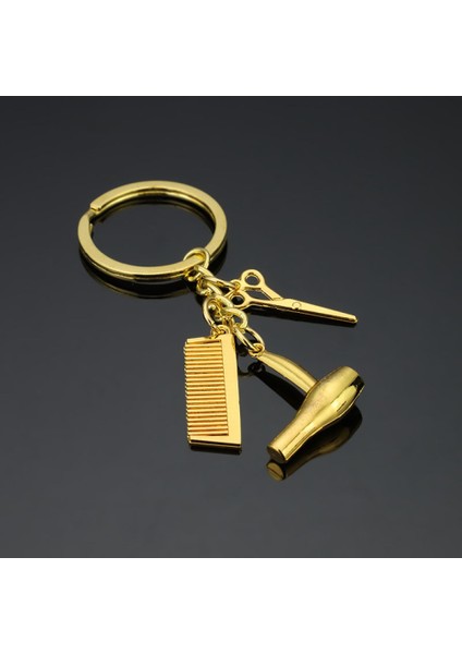 Altın Ve Gümüş Tarzı 2 Adet Yeni Kişilik Saç Kurutma Makinesi Tarak Kombinasyonu Kolye Anahtarlık Kuaför Araçları Saç Stilisti Veya Fön Salonu Yaratıcı (Yurt Dışından) fırsatları