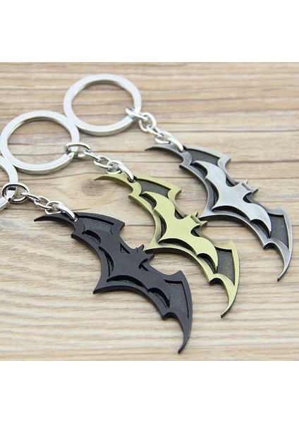 Bronz Tarzı Batman Anahtarlık Erkek Süper Kahraman Örümcek Adam Araba Anahtarlık Chaveiro Anahtarlık Takı Hatıra (Yurt Dışından) modelleri