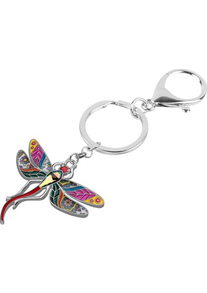 Siyah Stil Kadın Kızlar Için Çanta Anahtarlık Çiçekli Ejderha Sinek Charm Elbise Takı Kolye (Yurt Dışından) fırsatları