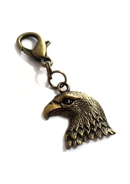 Kartal Fermuar Charmı, Kel Kartal Fermuar Askısı, Kartal Takı Aksesuarları, Milli Kartal Anahtarlık Tokası, Kel Kartal Anahtarlık Tokası, Kartal ler (Yurt Dışından)