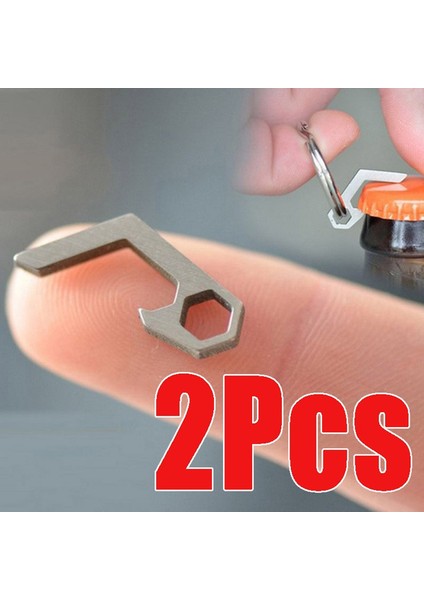 2 Adet Anahtarlık Açıcı Mini Anahtarlık Paslanmaz Çelik Şişe Açacağı Cep Aracı (Yurt Dışından) fiyatları