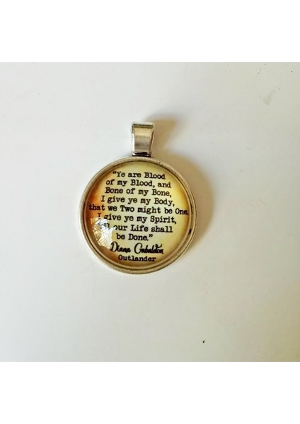 Bronz Tarzı Kanımın Kanı, Jamie & Claire Fraser, Düğün Yeminleri, Alıntı Kolye Veya Anahtarlık, Anahtarlık. (Yurt Dışından) fiyatları