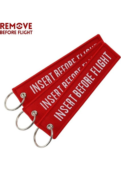 Siyah Stil 3 Parça 3 Adet Araba Anahtarlık Insert Before Flıght Nakış Anahtarlıklar Motosikletler Oem Anahtar Zincirleri Havacılık leri (Yurt Dışından) modelleri