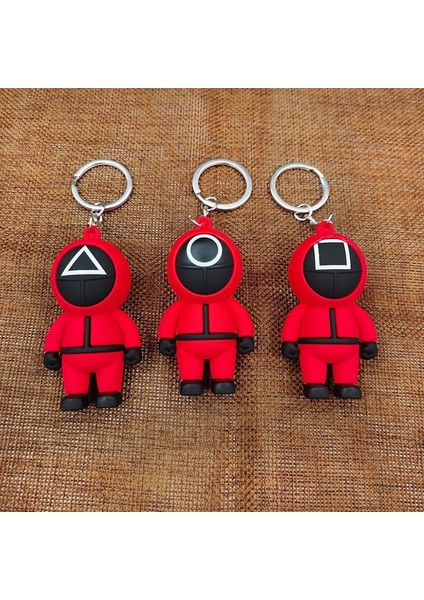 3D Ahtapot Oyunu Figür Maskesi Anahtarlık Şans Kolye Aksesuarları Turuncu Altı Koz Cosplay Anahtarlıklar Bayanlar Kadınlar Erkekler Çocuklar Anahtarlık Oyuncak (Yurt Dışından) indirimleri