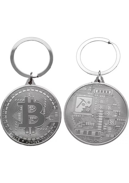 Bakır Tarzı Altın Kaplama Bitcoin Madeni Para Anahtarlık Btc Madeni Para Sanat Koleksiyonu Altın Gümüş Gül Altın Renkli Bit Para Tasarımı Anahtarlık Güzel (Yurt Dışından) fırsatları
