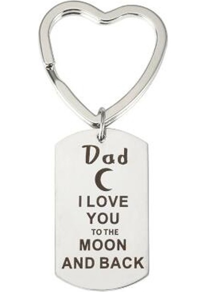 Erkek Torun Babaannetorbacıoğultorbacıkıztorbacı Ay'A Ve Geri Dönüşüme Kadar Seni Seviyorum Paslanmaz Çelik Anahtarlık (Yurt Dışından) modelleri