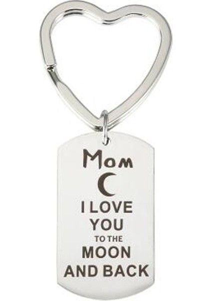 Erkek Torun Babaannetorbacıoğultorbacıkıztorbacı Ay'A Ve Geri Dönüşüme Kadar Seni Seviyorum Paslanmaz Çelik Anahtarlık (Yurt Dışından) fırsatları