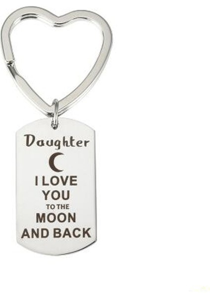 Erkek Torun Babaannetorbacıoğultorbacıkıztorbacı Ay'A Ve Geri Dönüşüme Kadar Seni Seviyorum Paslanmaz Çelik Anahtarlık (Yurt Dışından) indirimleri