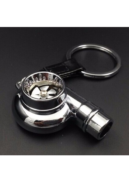 Gümüş Tarzı Gerçek Sesli Turbo Şarj Anahtarlık Anahtarlık Boost Drift 12 Farklı Renk Fan Gürültüsü - (Yurt Dışından)