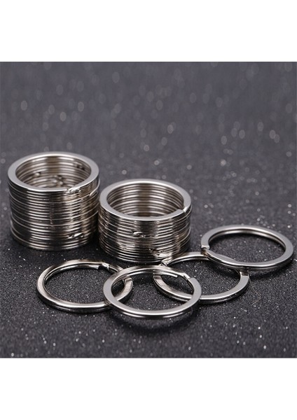20 Adet Metal Anahtar Tutucu Bölünmüş Halka Anahtarlık Anahtarlık Anahtarlık Dıy Aksesuarları Boyut: 25Mm (Yurt Dışından)
