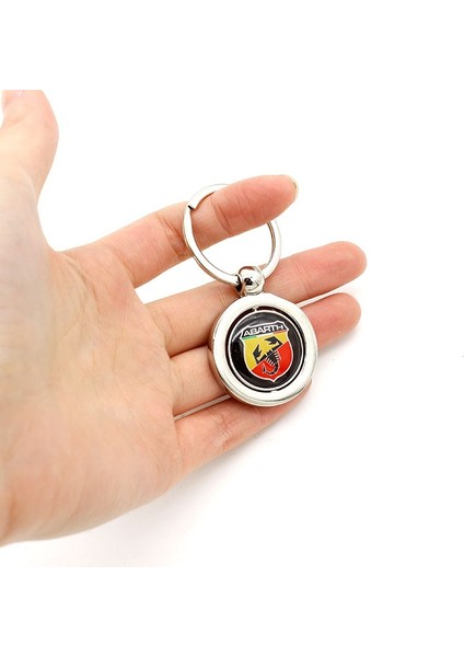 Abartmak Fiat Logo Metal Anahtarlık Rozet Anahtar Tutucu Zincir Için Luluda Otomobil Anahtarlık (Yurt Dışından)