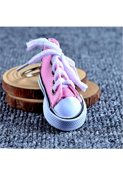 Kırmızı Stil Mini Tuval Mini Taban Sneaker Anahtarlık Renk Seçenekleri (Yurt Dışından) fırsatları