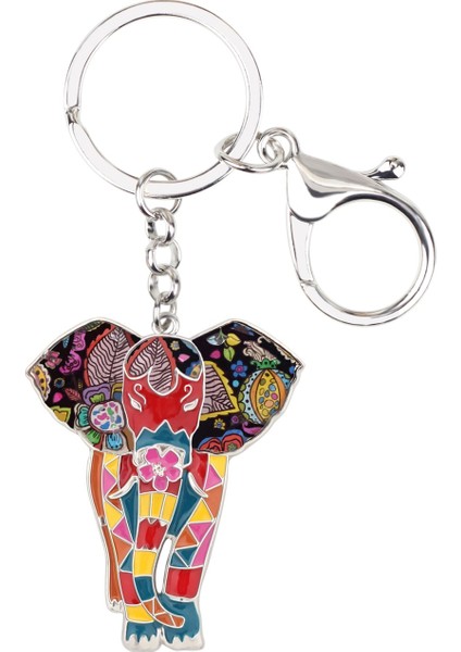 Çok Renkli Stil Kadın Kızlar Gençler Için Fil Anahtarlık Çanta Takı Süs Eşyaları (Yurt Dışından)