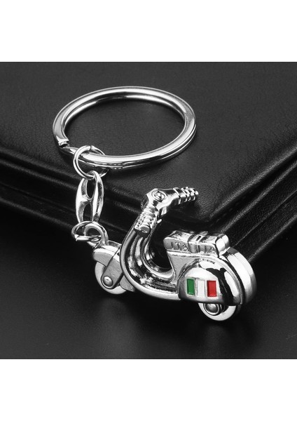 Gümüş Tarzı Yaratıcı 3D Hareketli Tekerlek Motosiklet Bisiklet Metal Kolye Tarzı Anahtarlık Anahtarlık Araç Aksesuarı Için Anahtarlık Keyfob (Yurt Dışından)