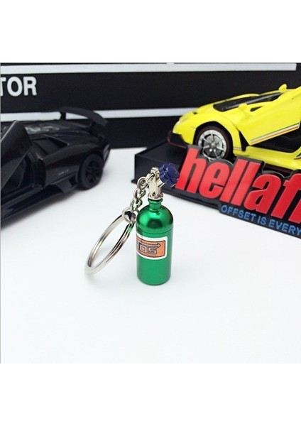 Mor Tarzı Yabancı Ticaret Sıcak Anahtarlık Yaratıcı Metal Türbin Çizgi Film Nos Otomobil Parçaları Azot Şişesi Anahtarlık Özel (Yurt Dışından) fırsatları