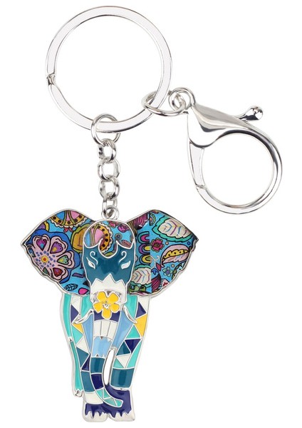 Çok Renkli Stil Kadın Kızlar Gençler Için Fil Anahtarlık Çanta Takı Süs Eşyaları (Yurt Dışından) modelleri