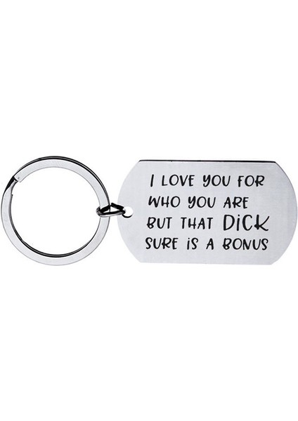 Erkek Arkadaşa Komik Anahtarlık Eşe Yaratıcı (Yurt Dışından)