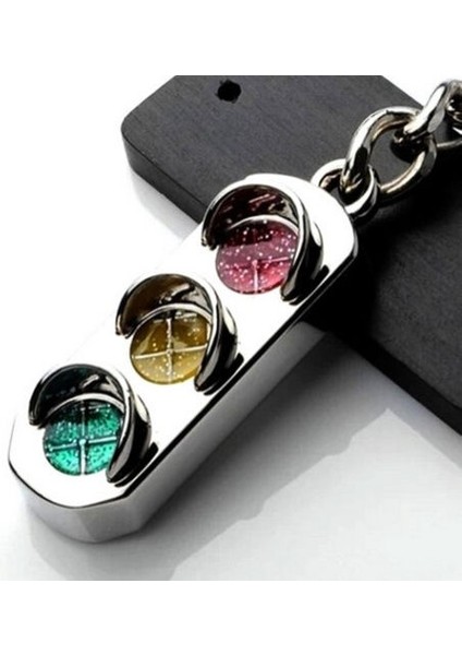 Yeni Mini Trafik Lambası Araç Anahtarlık Zincir Kılıfı Anahtarlık (Yurt Dışından)