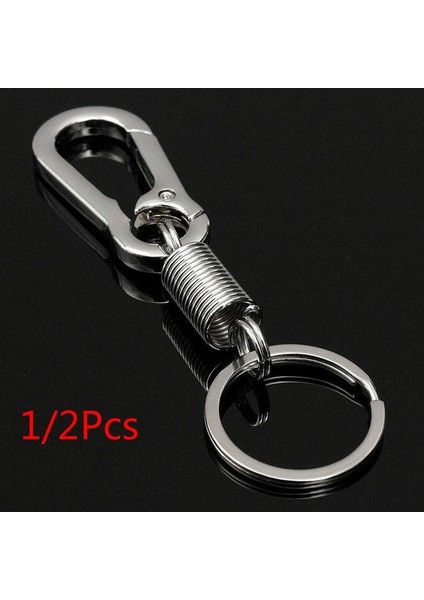 Gümüş Tarzı 1 Parça Bahar Anahtarlık Paslanmaz Çelik Kabak Toka Karabiner Anahtarlık Esnek Bel Kemeri Klipsi Anahtarlık Kaybolmaz Toka Asılı (Yurt Dışından) fiyatları