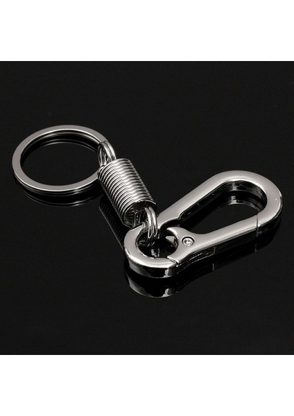 Gümüş Tarzı 1 Parça Bahar Anahtarlık Paslanmaz Çelik Kabak Toka Karabiner Anahtarlık Esnek Bel Kemeri Klipsi Anahtarlık Kaybolmaz Toka Asılı (Yurt Dışından) modelleri