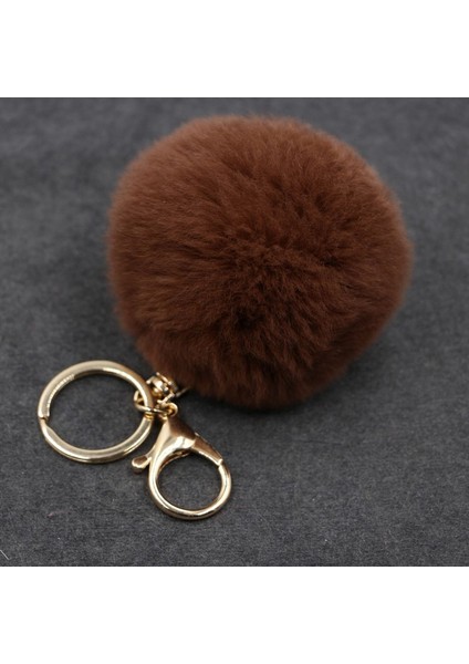 Açık Mor Tarzı 8Cm3.14 Inç Gerçek Tavşan Kürk Toplu Peluş Kürk Anahtarlık Pom Pom Anahtarlık Püskül Araba Çanta Anahtarlık Kolye (Yurt Dışından) modelleri