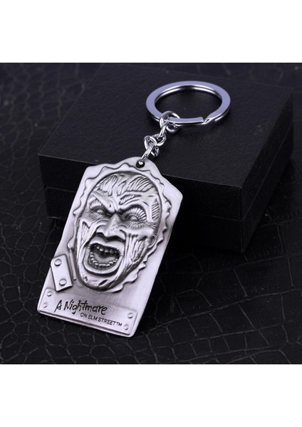 Bronz Tarzı Kabus Sokağı Freddy Krueger Metal Anahtarlık Anahtarlık Anahtarlık (Yurt Dışından)