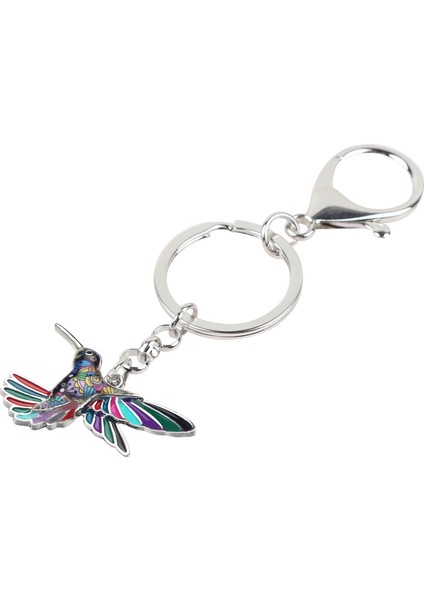 Mavi Stil Kadın Kız Çocuklar Için Kuş Anahtarlık Takı Kolye Hayvan Takı El Çantası Aksesuar Patika Enamel Alaşım Çiçekli Kuş Anahtarlıklar Anahtarlık (Yurt Dışından) fırsatları