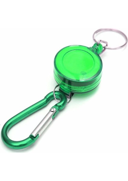 Mor Tarzı Çok Fonksiyonlu Rozet Makarası Geri Sarma Anahtarlık Recoil Yoyo Kayak Geçişi Kimlik Kartı Tutucu Anahtarlık Anahtar Zinciri Çelik Kordon (Yurt Dışından) fırsatları