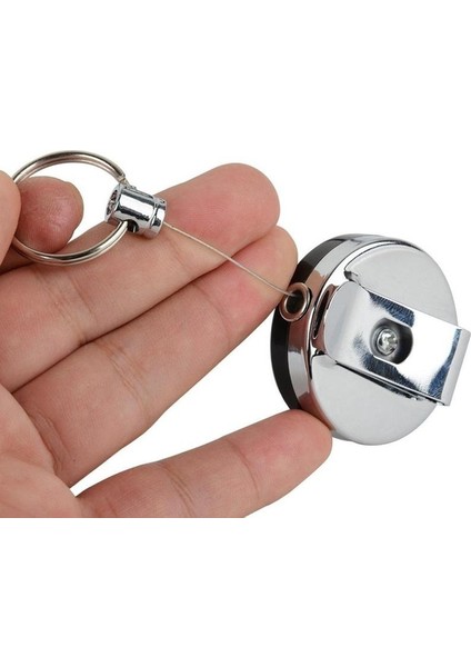 Yarım Metal Çekme Tokalı Anahtarlıklar Kolay Çekme Karşıtı Hırsızlık Teleskopik Anahtarlık (Yurt Dışından) fiyatları