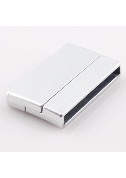 Gümüş Tarzı 10 Adet Avrupa Tasarımı Bilezik Tokalı Deri Bilezik Tokası Metal Manyetik Toka Takı Tokaları (Yurt Dışından)