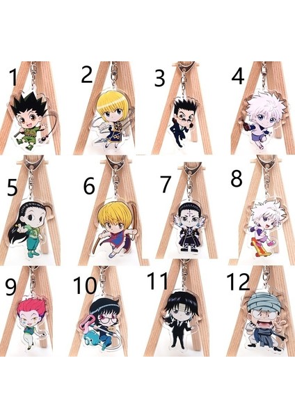 No.2 Boyutu Anime Hunter X Hunter Anahtarlık W003 (Yurt Dışından) modelleri