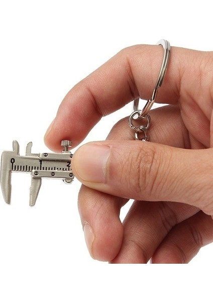 Özel Simülasyon Modeli Sürgülü Gönye Mikrometre Anahtarlık Anahtarlık 3D (Yurt Dışından) fırsatları