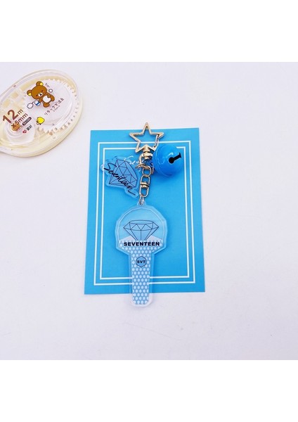 On Yedi Kpop Işık Çubuğu Çan Anahtarlık (Yurt Dışından)