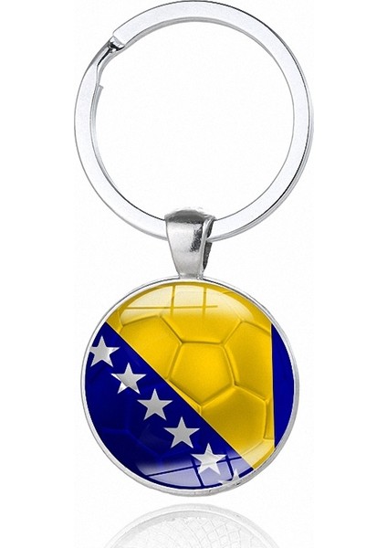 Cezayir Dünya Kupası Futbol Desenli Milli Bayrak Metal Anahtarlık Araba Süsü Alaşım Anahtarlık Anahtarlık Aksesuarı (Yurt Dışından) indirimleri