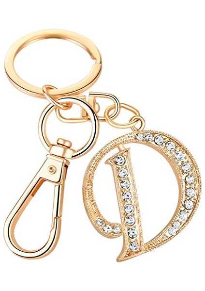 T Anahtarlık Kristal Alfabe Başlangıç Harf Kolye İle Anahtar Halkası (Yurt Dışından) fiyatları