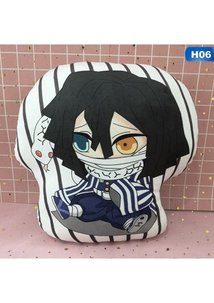 H12. Yeni Stiller Anime Demon Slayer: Kimetsu No Yaiba Çizgi Film Kostüm Peluş Anahtarlık Baskı Anahtarlık Sevimli Araba Çanta Kolye Aksesuarları (Yurt Dışından) modelleri