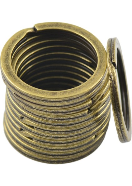 Bronz Tarzı Antik Bronzaj Bölünmüş Halkalı Anahtarlık Anahtarlık Tutucu - Dıy (Yurt Dışından)