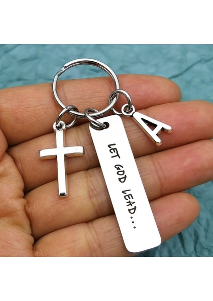 Sen Tanrı'Yı Takip Et Paslanmaz Çelik Anahtarlık, Hristiyan ler, Hristiyan Süsler, Iman leri, Hristiyan Takı, Dini (Yurt Dışından)