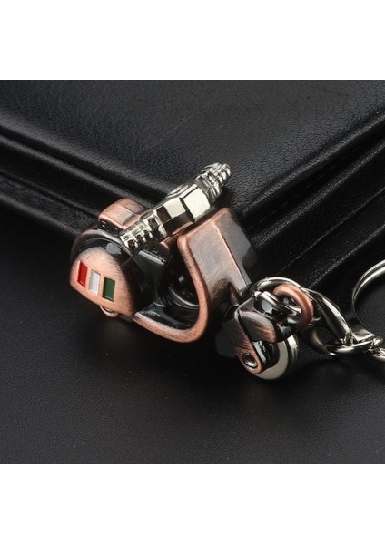 Pembe Tarzı Yaratıcı 3D Hareketli Tekerlek Motosiklet Bisiklet Metal Kolye Tarzı Anahtarlık Anahtarlık Araç Aksesuarı Için Anahtarlık Keyfob (Yurt Dışından)