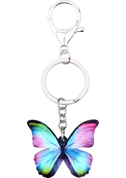 Kadınlar Ve Kızlar Için Renkli Kelebek Anahtarlıklı Akrilik Anahtarlık (Yurt Dışından) modelleri