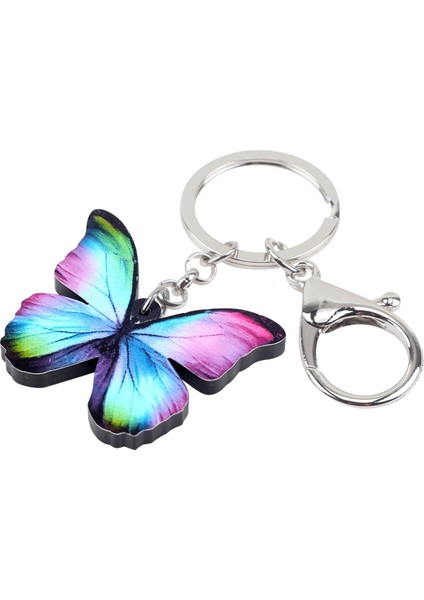 Kadınlar Ve Kızlar Için Renkli Kelebek Anahtarlıklı Akrilik Anahtarlık (Yurt Dışından) fırsatları