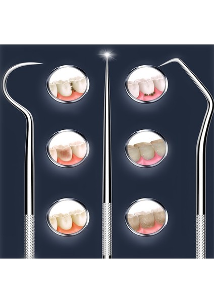 3 Parça Paslanmaz Çelik Diş Teli Ağız Bakımı Diş Ipi Aracı Taşınabilir Anahtarlık Diş Çubuğu Seti (Yurt Dışından) modelleri