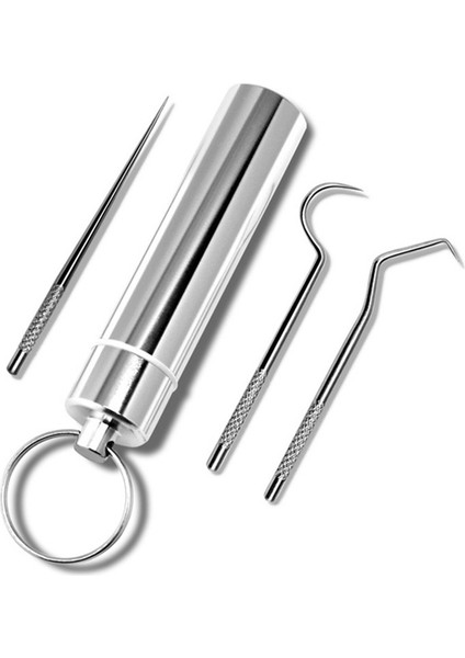 3 Parça Paslanmaz Çelik Diş Teli Ağız Bakımı Diş Ipi Aracı Taşınabilir Anahtarlık Diş Çubuğu Seti (Yurt Dışından) fırsatları